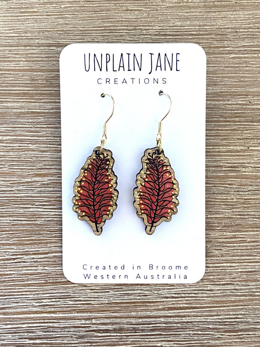 Bottle Brush Earring (callistemon)