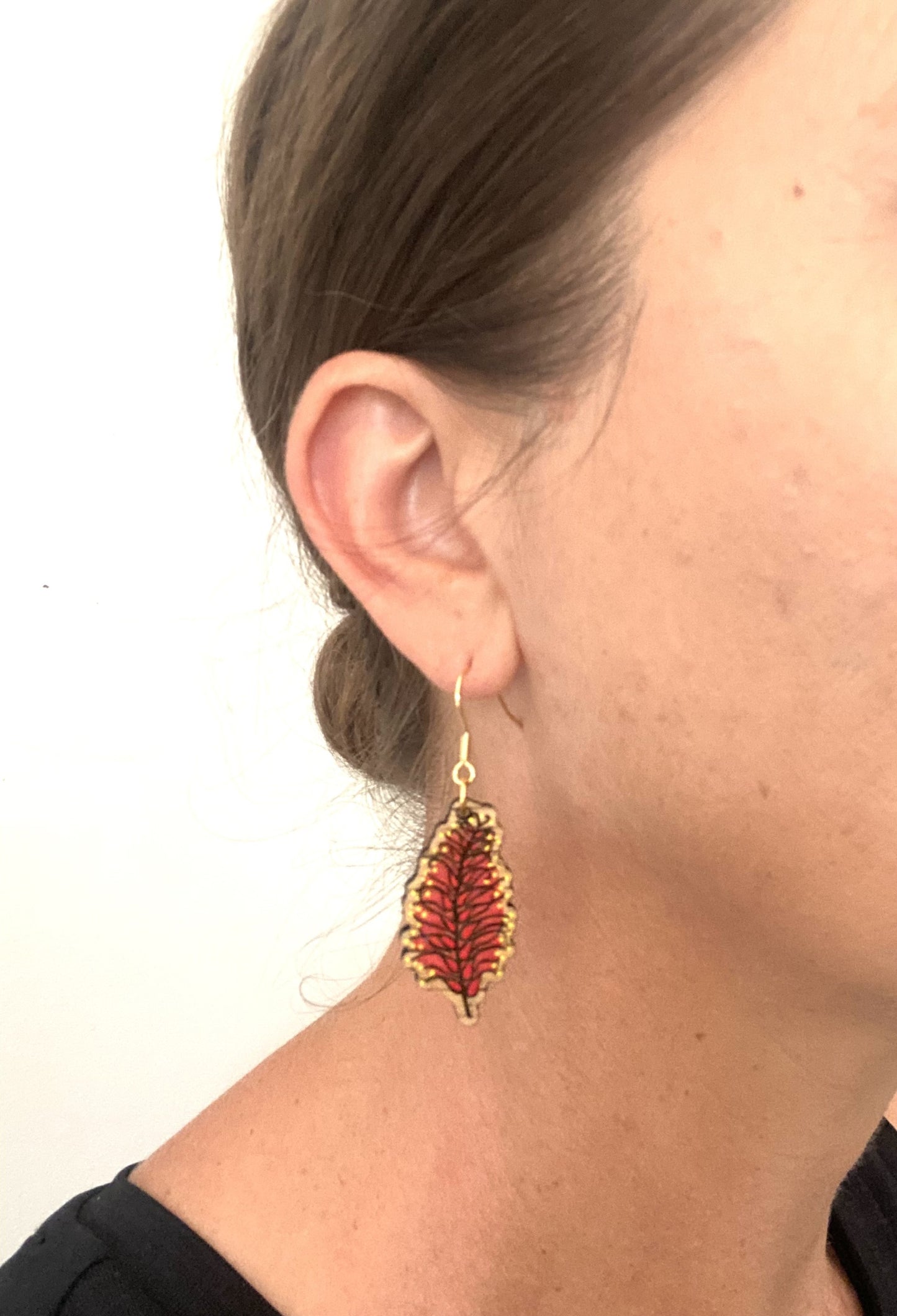 Bottle Brush Earring (callistemon)