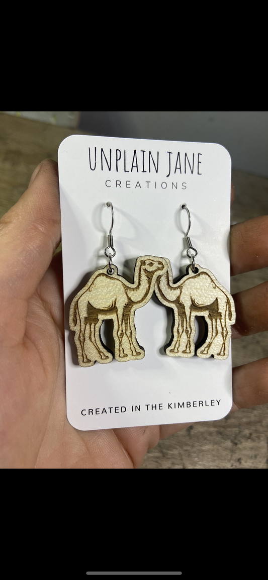 Wood veneer camel